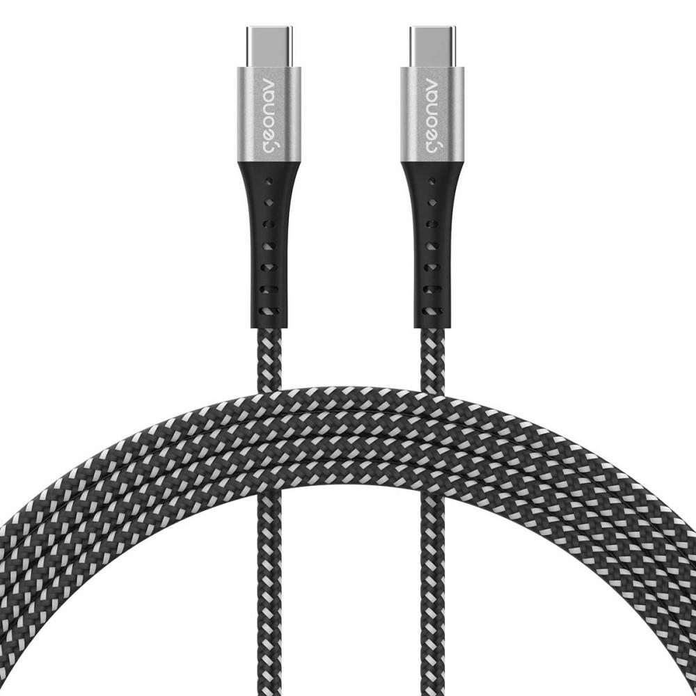 Cabo Usb-C Para Usb-C ESC06BK Essential 1,2 Metro 2.0 100w Preto Geonav - 2
