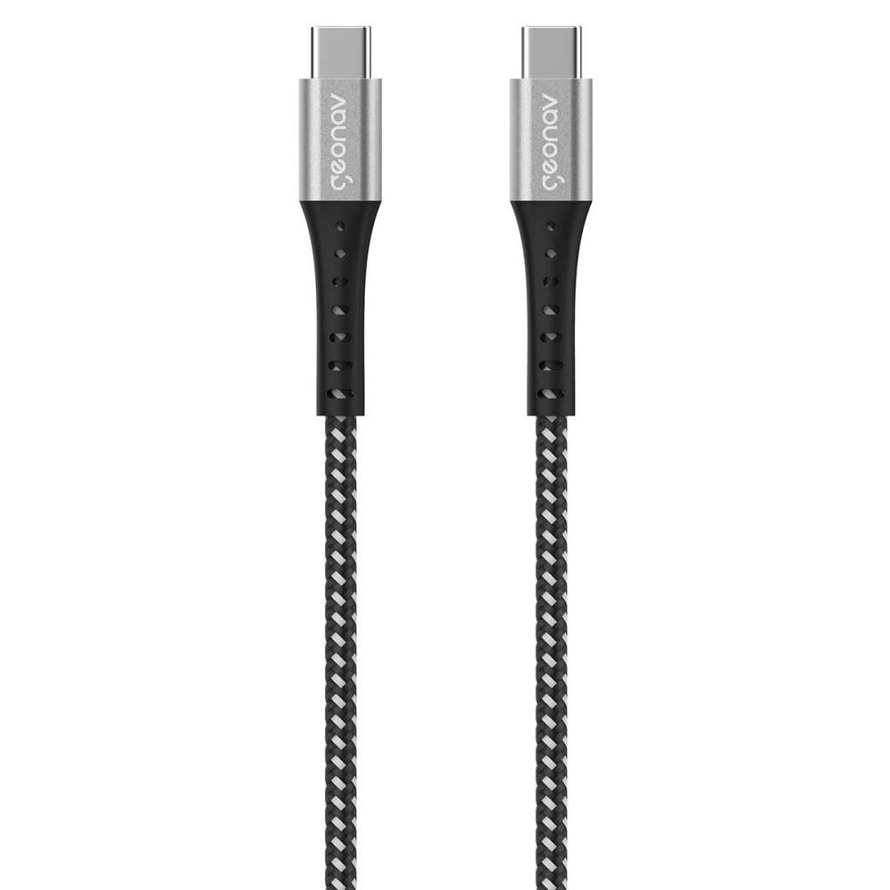 Cabo Usb-C Para Usb-C ESC06BK Essential 1,2 Metro 2.0 100w Preto Geonav - 3