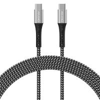 Cabo Usb-C Para Usb-C ESC06BK Essential 1,2 Metro 2.0 100w Preto Geonav - 2