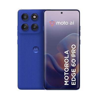 Smartphone Motorola Edge 60 PRO 5G 256GB 24GB 12GB RAM+12GBTela Quad-Curve moto AI 50MP Sony Câmera IP68 + IP69