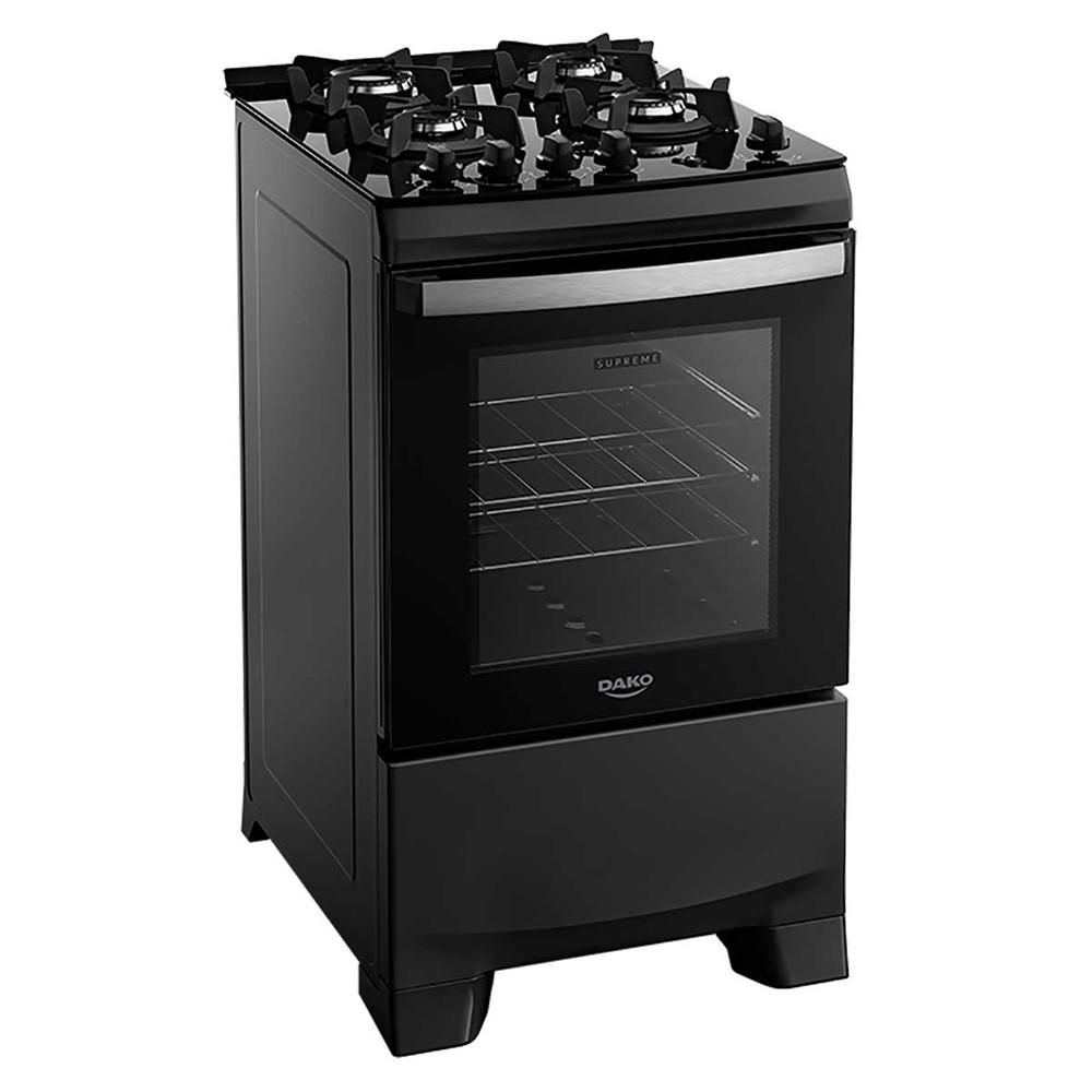 Fogão 4 Bocas com Mesa de Vidro Dako Supreme Glass - 2