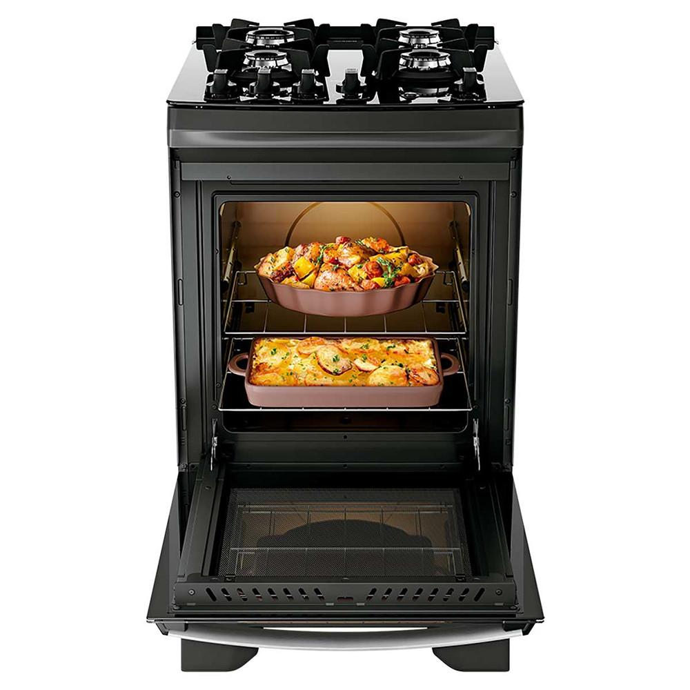 Fogão 4 Bocas com Mesa de Vidro Dako Supreme Glass - 4