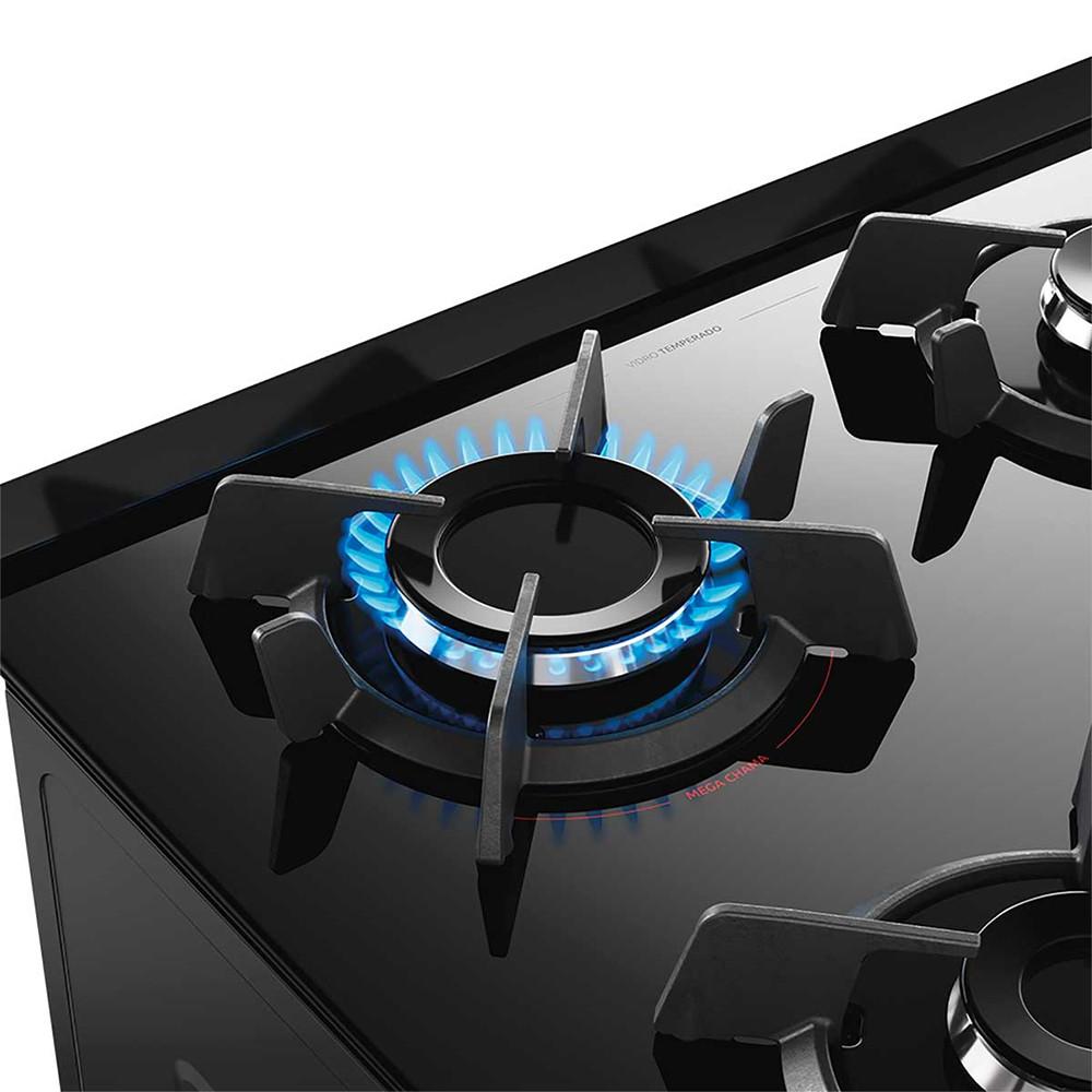Fogão 4 Bocas com Mesa de Vidro Dako Supreme Glass - 6
