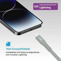 Cabo Lightning + USB-C 1,2 Metros 3A i2GO - 6