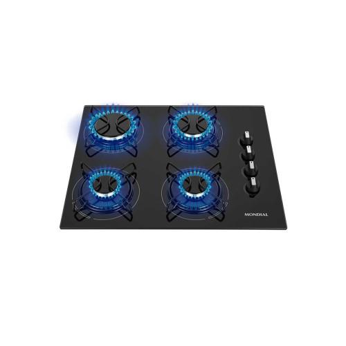 Cooktop 4 Bocas a Gás CTG-01 Mondial - 1