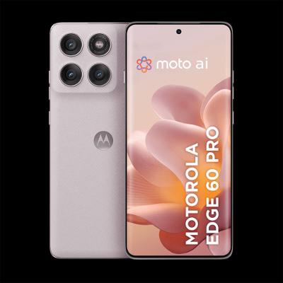 Smartphone Motorola Edge 60 PRO 5G 512GB 24GB 12GB RAM+12GBTela Quad-Curve moto AI 50MP Sony Câmera IP68 + IP69