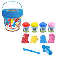 Balde com 4 Potes de Massinha e Acessórios Patrulha Canina Sunny - 1