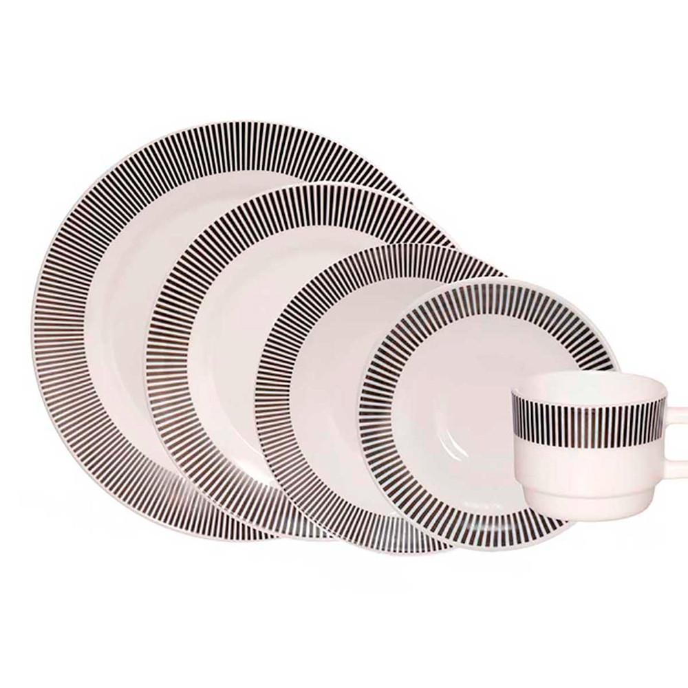 Aparelho de Jantar Opal Lisboa 20 Peças Hauskraft - 2