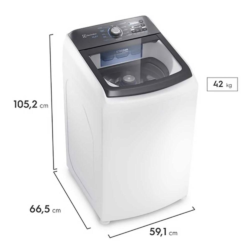 Máquina de Lavar Electrolux 14,5Kg Efficient Cesto inox e JeteClean LEE15 - 3
