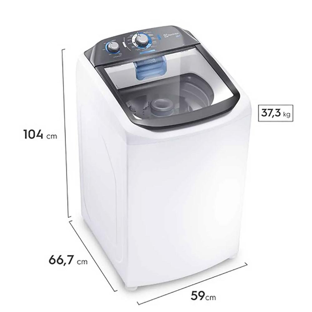 Máquina de Lavar Electrolux 13Kg Efficient Duplo Dispenser Cesto Inox Máxima Diluição LDA13 - 4