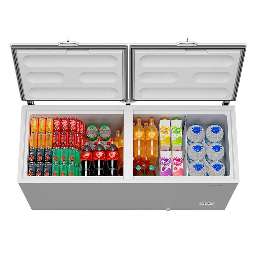 Freezer Refrigerador Horizontal Inverter Dupla Ação Metalfrio 546L - 10