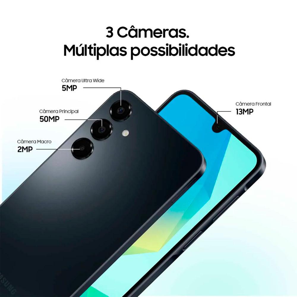 Smartphone Samsung Galaxy A16 128GB Preto - 7