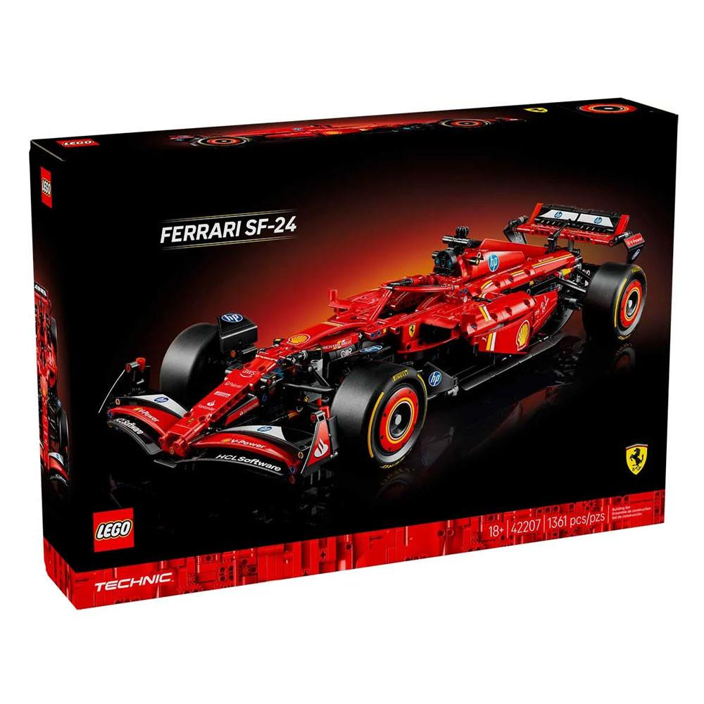 LEGO Carro Ferrari SF-24 F1 1361 peças 42207 - 6