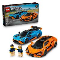 LEGO Lamborghini Revuelto e Huracán 607 peças 77238 - 2