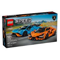 LEGO Lamborghini Revuelto e Huracán 607 peças 77238 - 6
