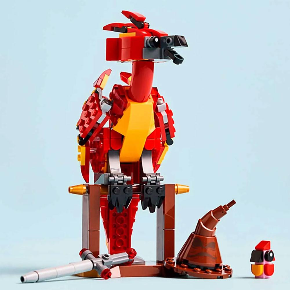 LEGO Harry Potter Fawkes a Fênix de Dumbledore 299 peças 76448 - 4