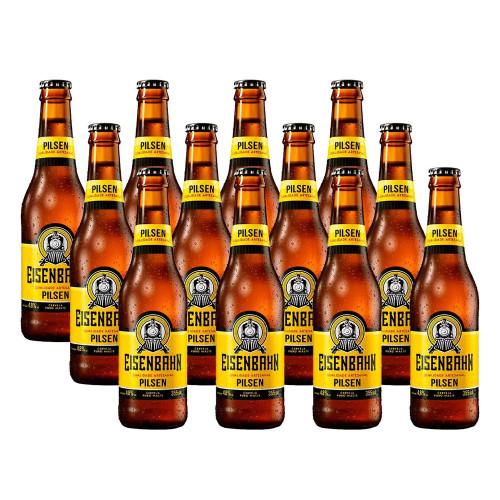 Cerveja Eisenbahn Pilsen Puro Malte Long Neck 355ml com 12 unidades - 1