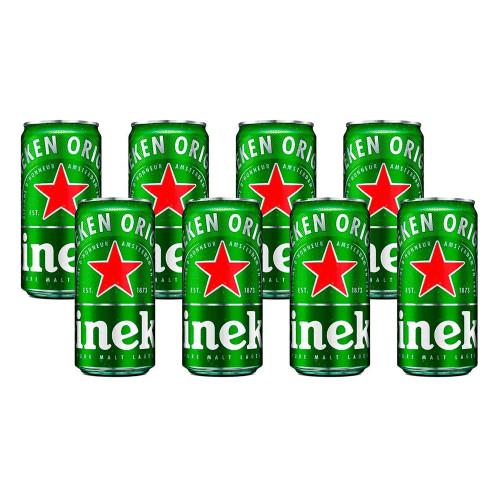 Cerveja Heineken Lata 269ml com 8 unidades - 1