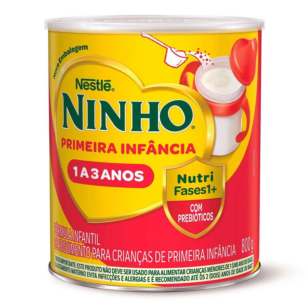 Fórmula Infantil Ninho Primeira Infância Lata 800g Kit 2 Unidades - 3