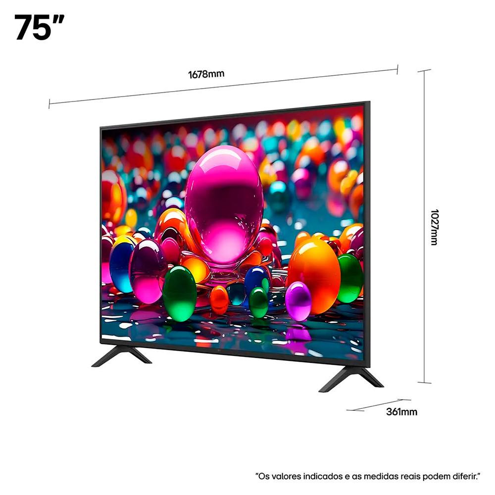 Smart Tv 75 Polegadas 75ua8550psa 4k Uhd Led A7 Ai Processor 4k Gen8 Webos 25 LG - 10