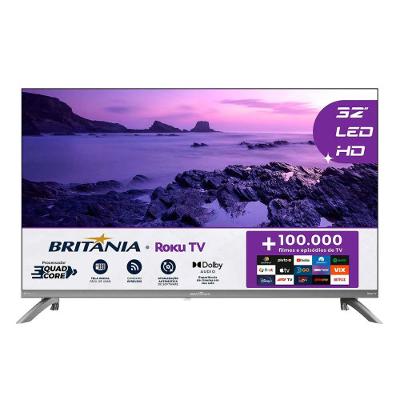 Smart TV Britânia 32  B32CRA HD LED Dolby Audio Roku TV