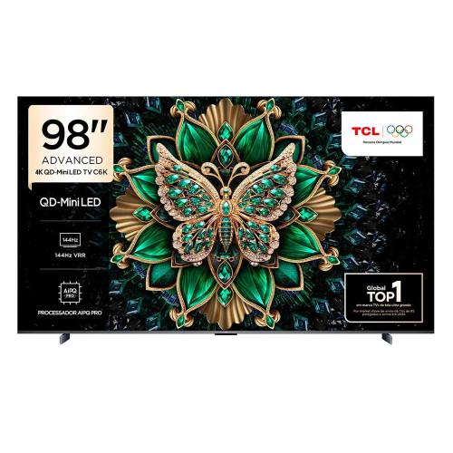 Smart TV TCL 98 Polegadas 98C6K 4K UHD QD-Mini Led Google Tv HDR 10+ - 1