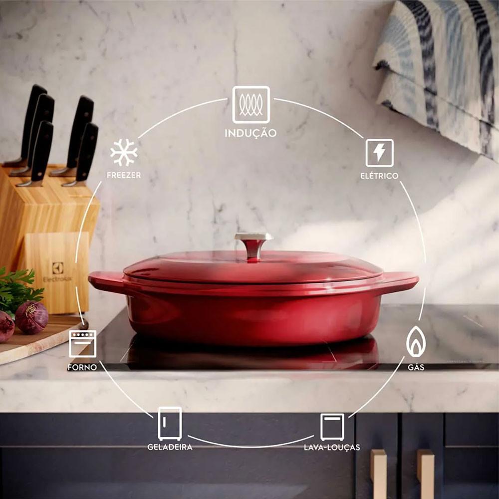 Panela Wok de Ferro Fundido Esmaltado Expert 30cm Electrolux - 3