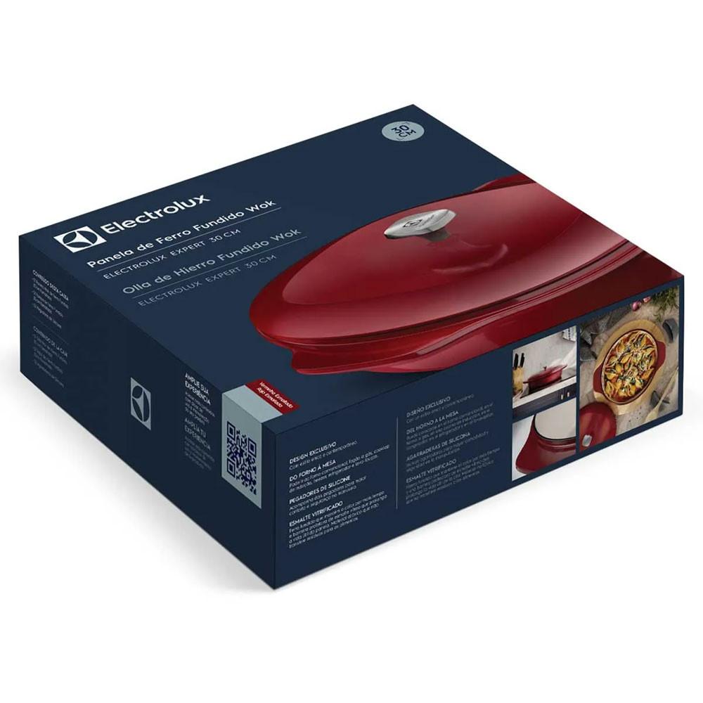 Panela Wok de Ferro Fundido Esmaltado Expert 30cm Electrolux - 10