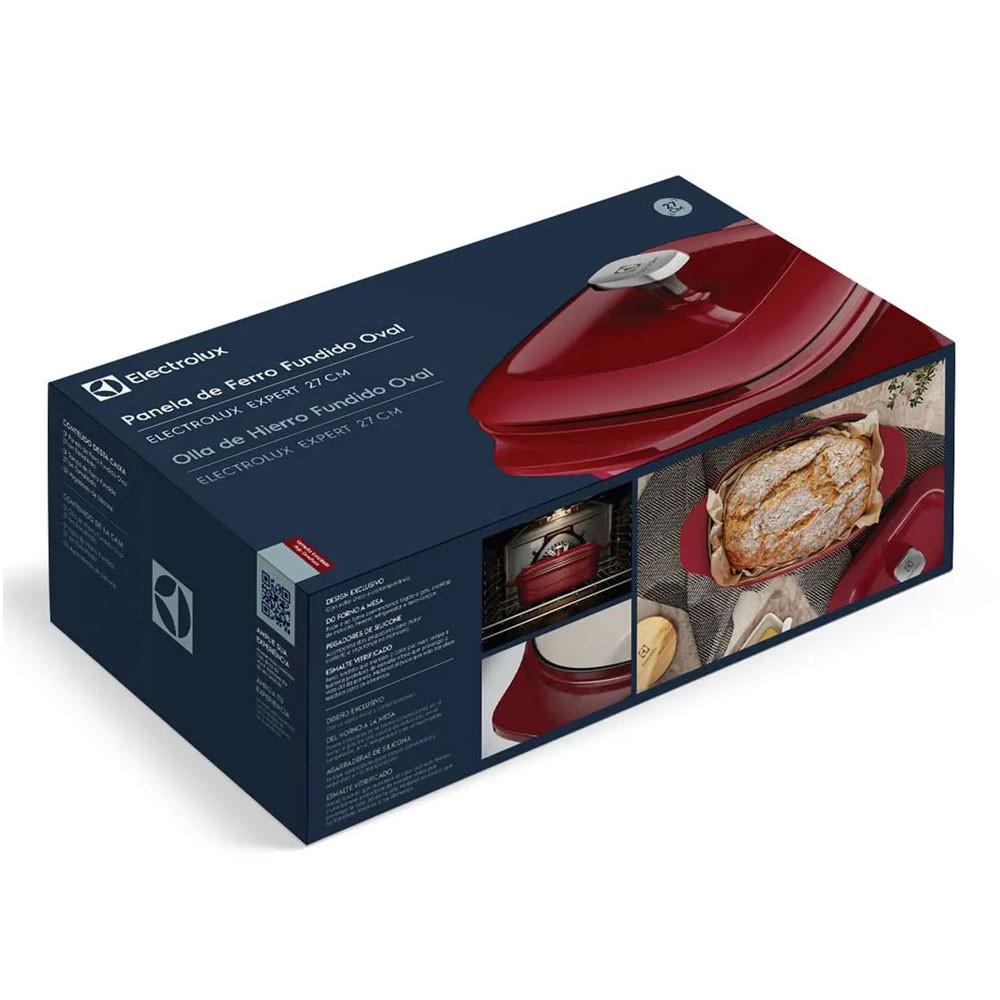 Panela de Ferro Fundido Esmaltado Oval Expert 27cm Electrolux - 7