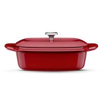 Panela de Ferro Fundido Esmaltado Oval Expert 27cm Electrolux - 1