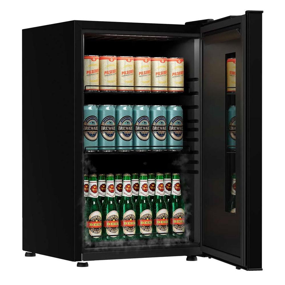Cervejeira Beer Maxx One Inverter 114L 1 Porta Digital VN12TPP Preto Onix 110V MetalFrio - 2