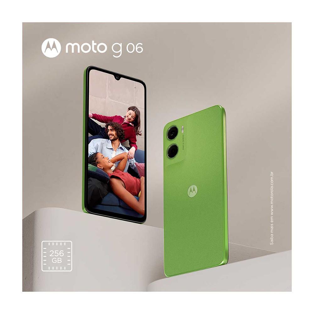 Smartphone Motorola Moto G06 256GB 12GB (4GB RAM + 8GB Ram Boost) Câmera 50MP com AI Bateria de 5200 mAh Tela 6.9 Polegadas - 5