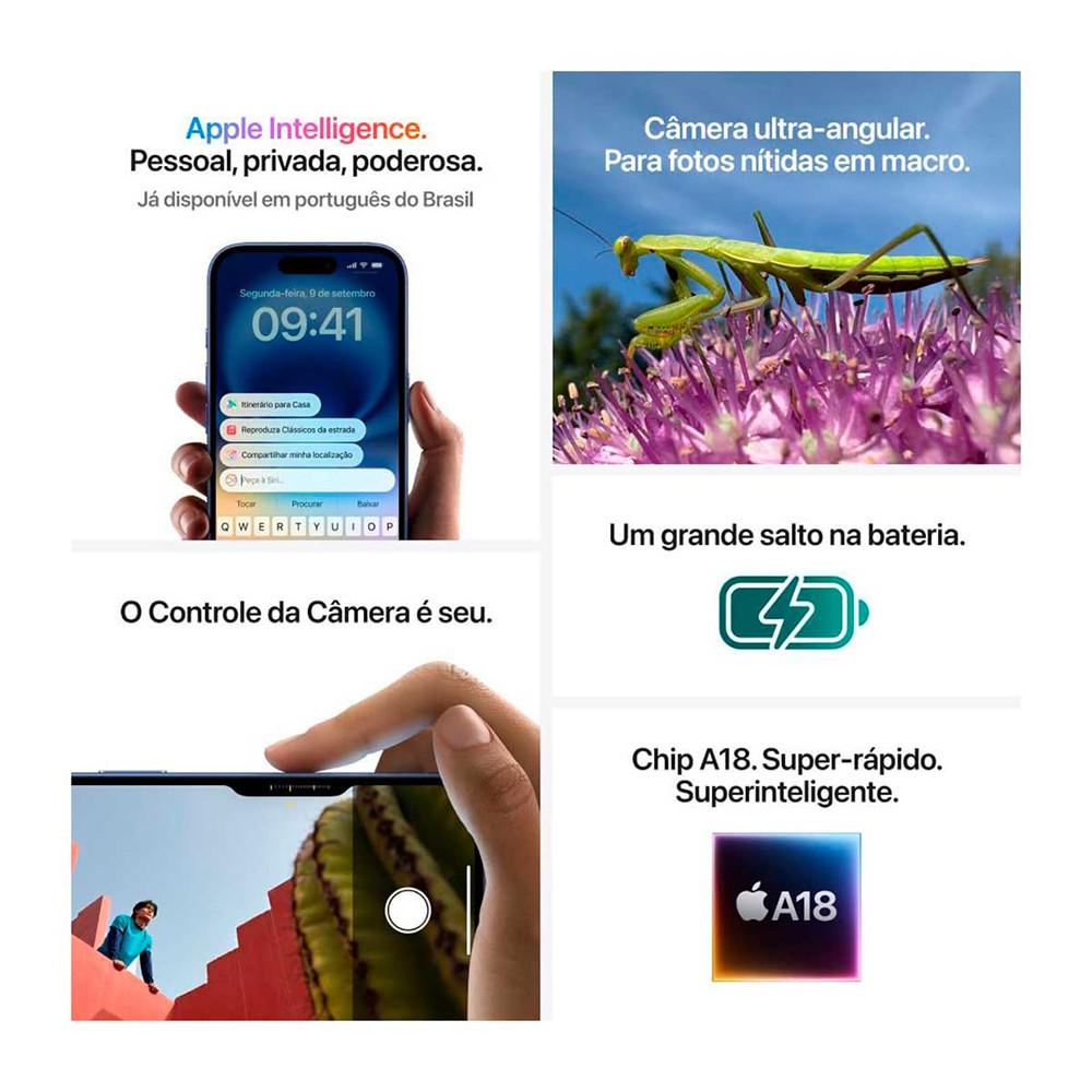 Apple iPhone 16 256GB 6,1 Polegadas 48MP iOS 5G - 4