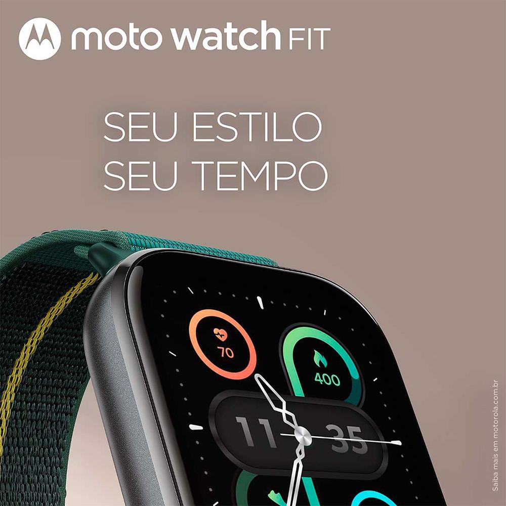 Smartwatch Moto Watch Fit Display Gorilla Glass 1.9 IP68 GPS 16 Dias de Bateria e Moto AI - 6