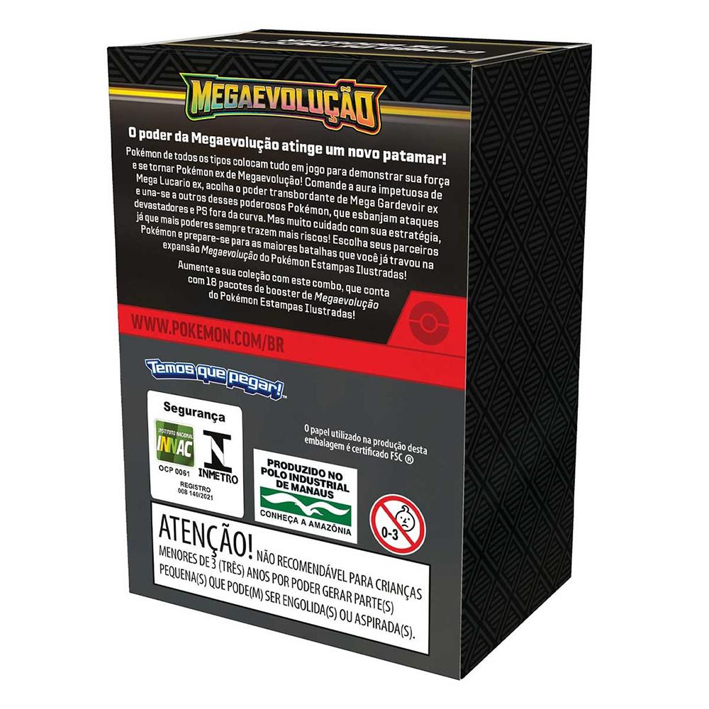 Jogo de Cartas Pokémon Combo de Booster Mega Evolução Copag - 2