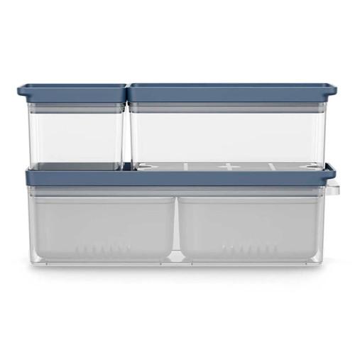 Conjunto de Organizadores de Geladeira Experience Empilhável 3 Unidades Electrolux - 1