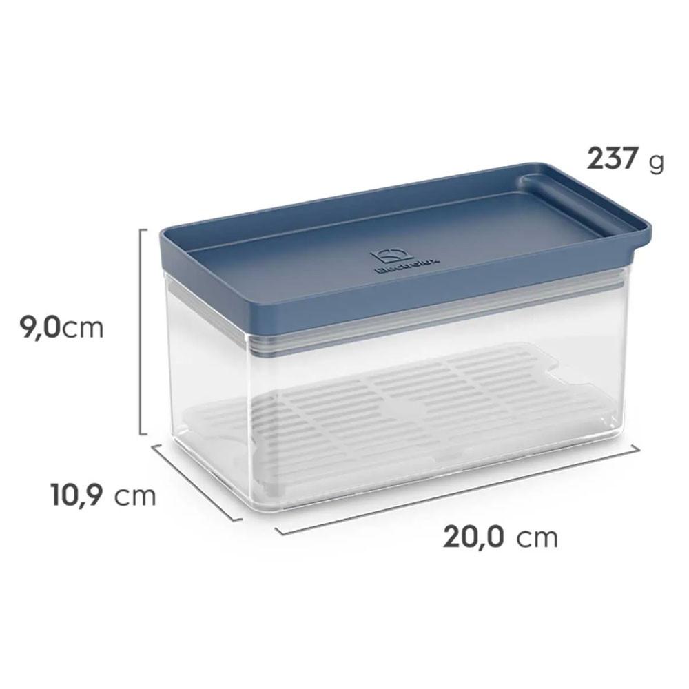 Conjunto de Organizadores de Geladeira Experience Empilhável 3 Unidades Electrolux - 3