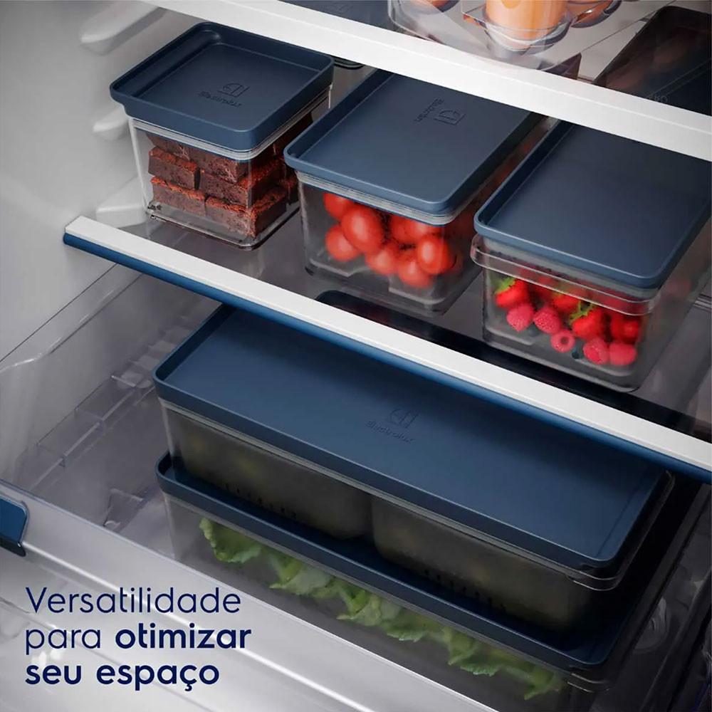 Conjunto de Organizadores de Geladeira Experience Empilhável 3 Unidades Electrolux - 8