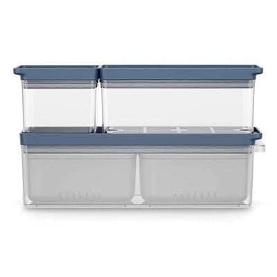 Conjunto de Organizadores de Geladeira Experience Empilhável 3 Unidades Electrolux