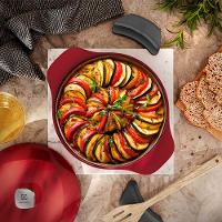 Panela de Ferro Fundido Esmaltado Caçarola Expert 24cm Electrolux - 9