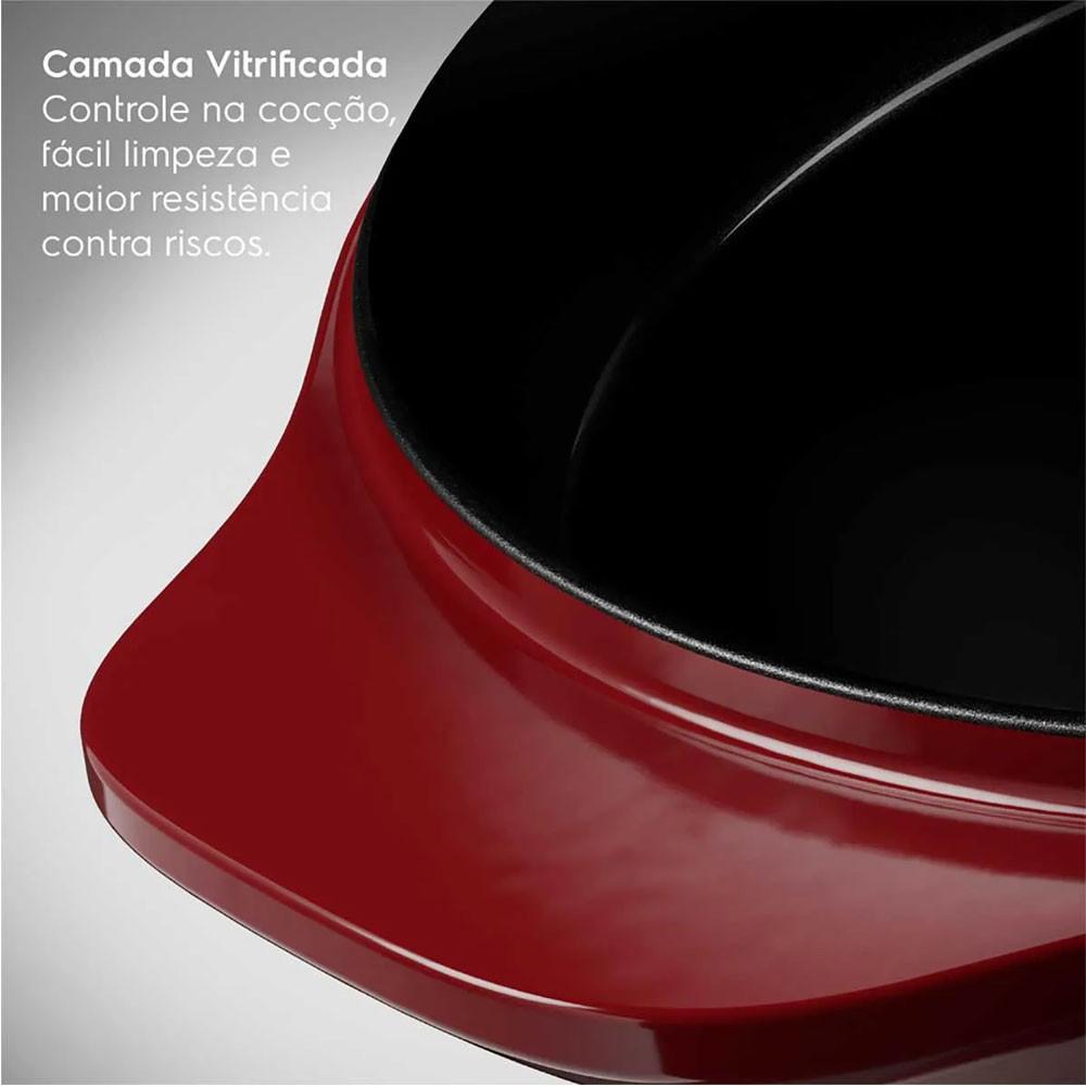 Frigideira de Ferro Fundido Esmaltado Expert 26cm Electrolux - 5