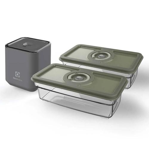 Conjunto Seladora a Vácuo Portátil com 2 Potes Herméticos Electrolux - 1