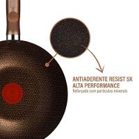 Frigideira Wok Expert Antiaderente Resist 5X 24cm Rochedo - 2