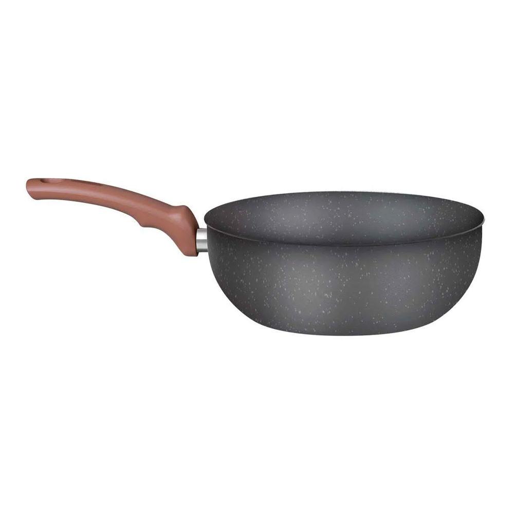 Frigideira Wok Natural Stone 24cm Rochedo - 8