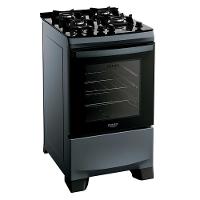 Fogão 4 Bocas Dako Supreme Timer Glass com Mesa de Vidro e Painel Touch