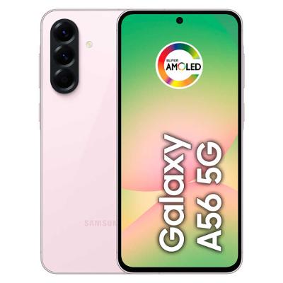 Smartphone Samsung Galaxy A56 256GB 8GB RAM 5G Rosa Tela 6,7