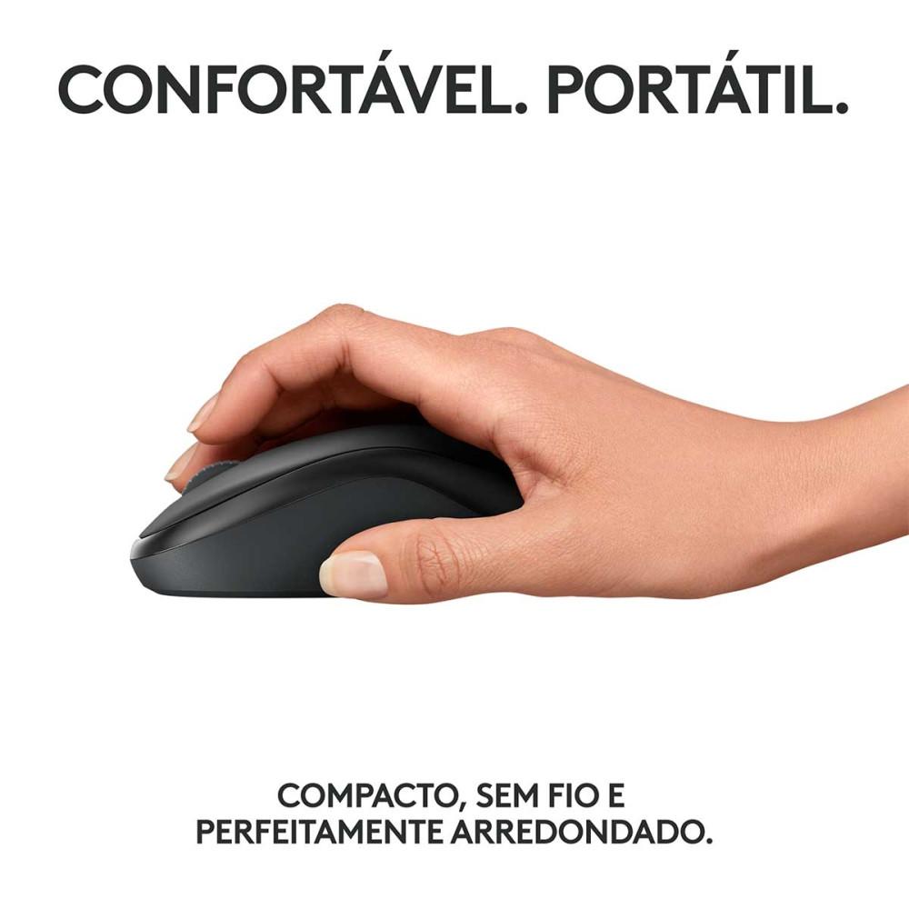 Mouse Sem Fio M240 Bluetooth Silencioso Ambidestro Logitech - 5
