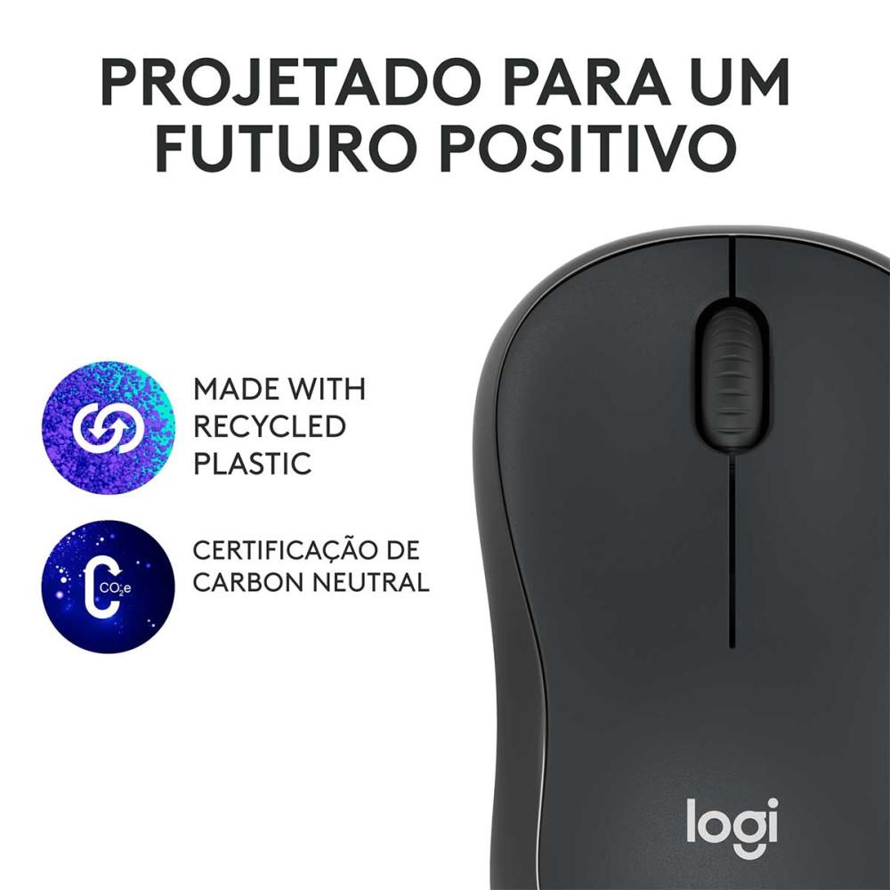 Mouse Sem Fio M240 Bluetooth Silencioso Ambidestro Logitech - 8