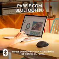 Mouse Sem Fio M240 Bluetooth Silencioso Ambidestro Logitech - 2