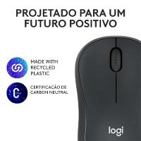 Mouse Sem Fio M240 Bluetooth Silencioso Ambidestro Logitech - 8